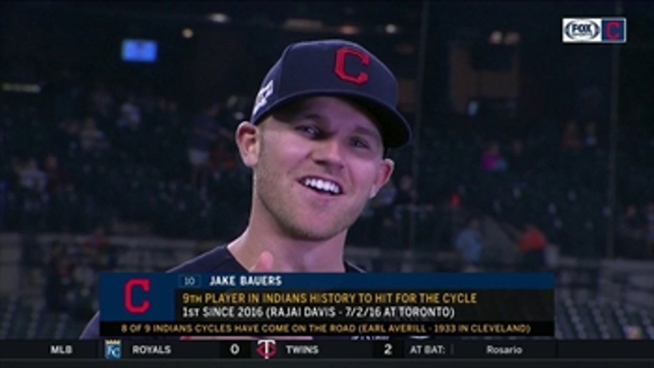 Jake Bauers credits simplifying things & Bieber after hitting for cycle