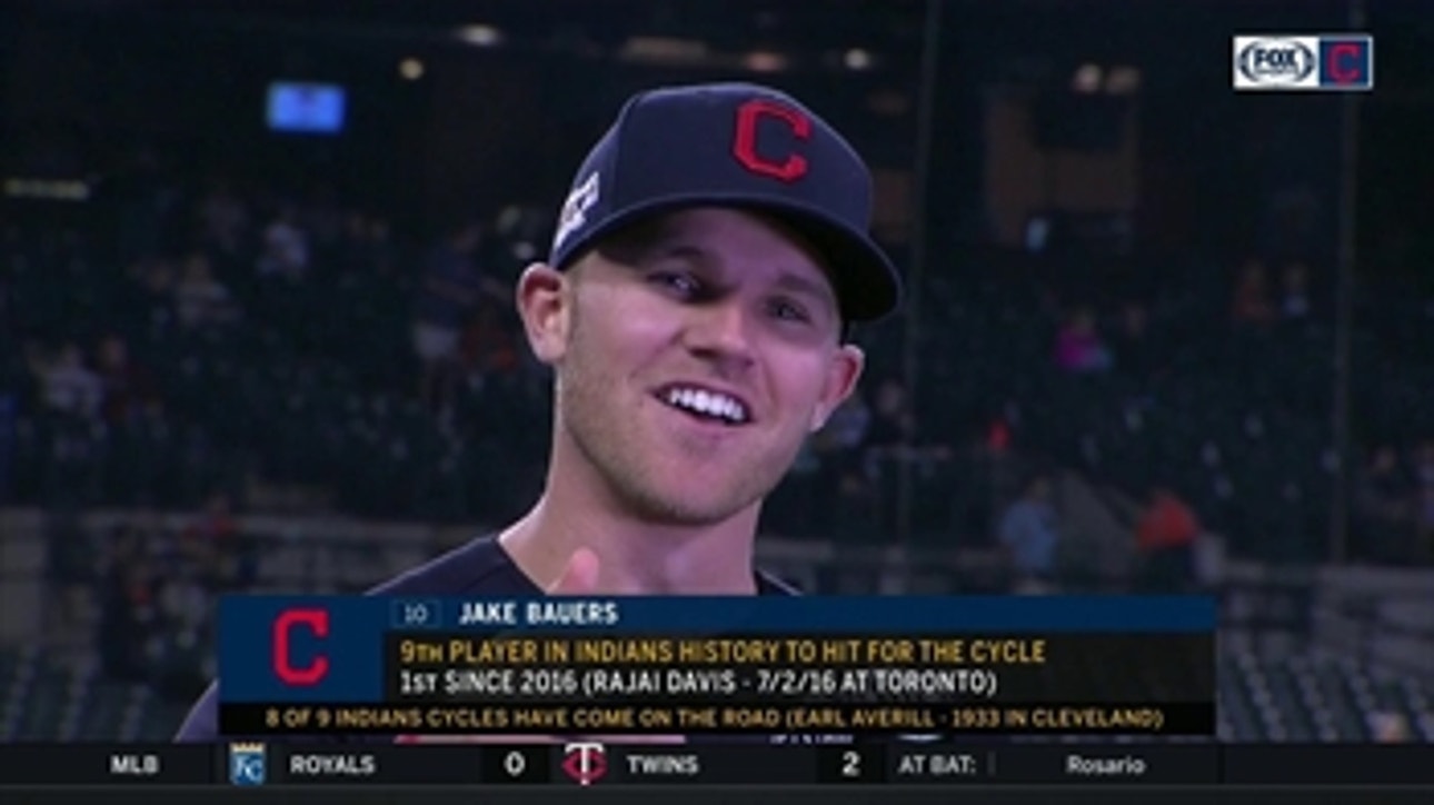Jake Bauers credits simplifying things & Bieber after hitting for cycle