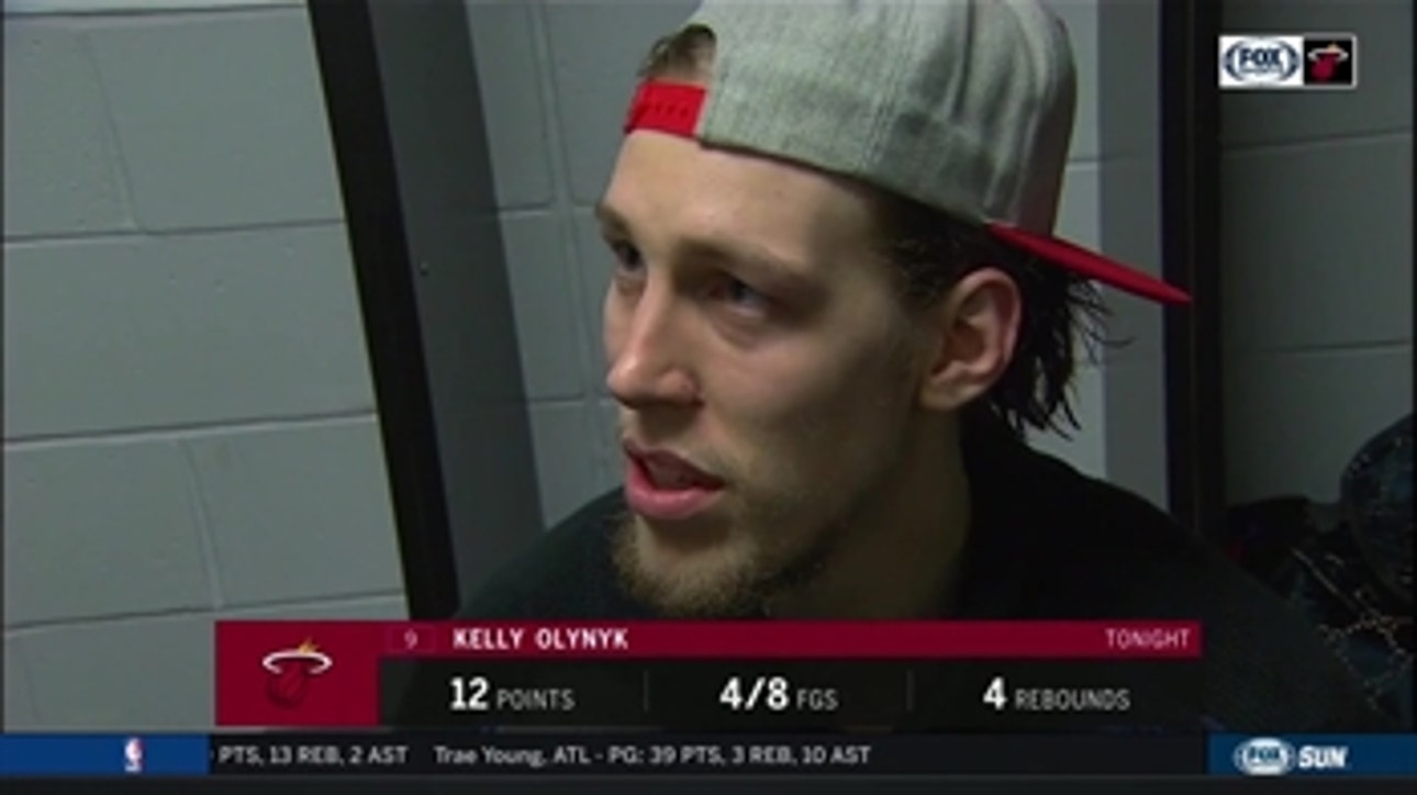 Kelly Olynyk discusses how Heat have to find a way to perform better in back-to-back games