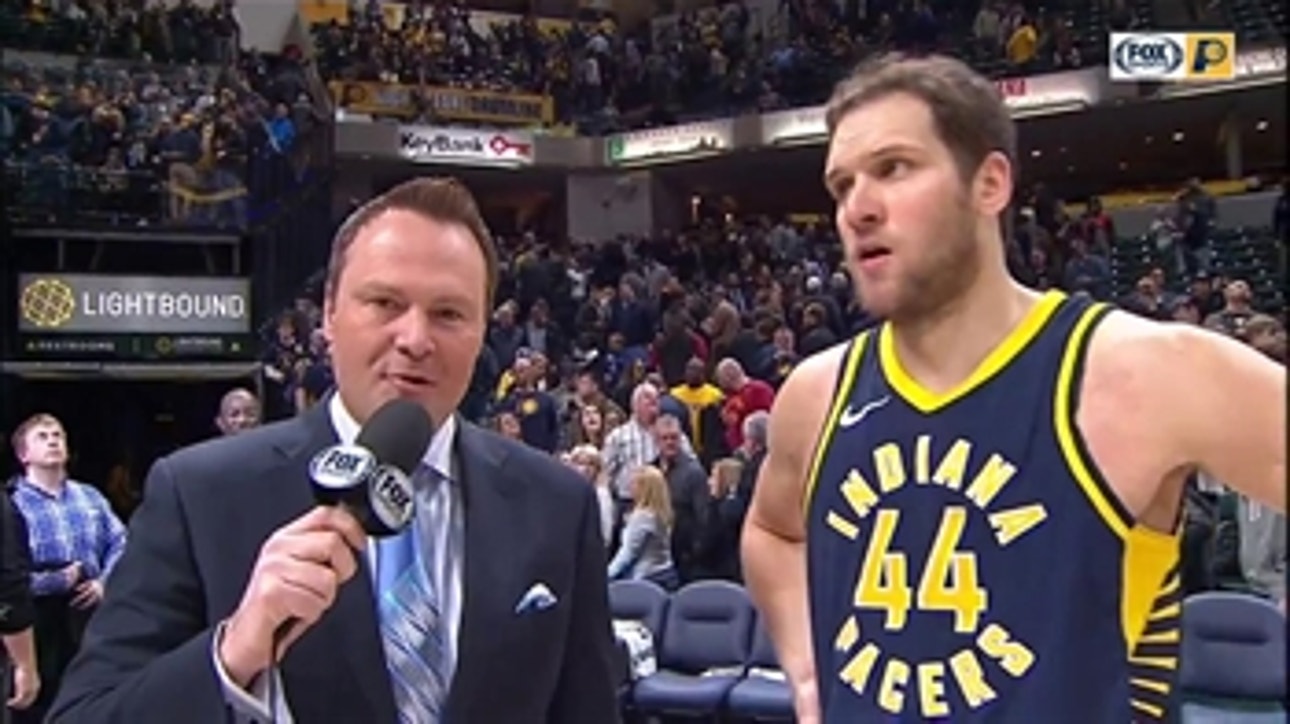 Bogdanovic: Pacers are the rest of the league's 'problem' now