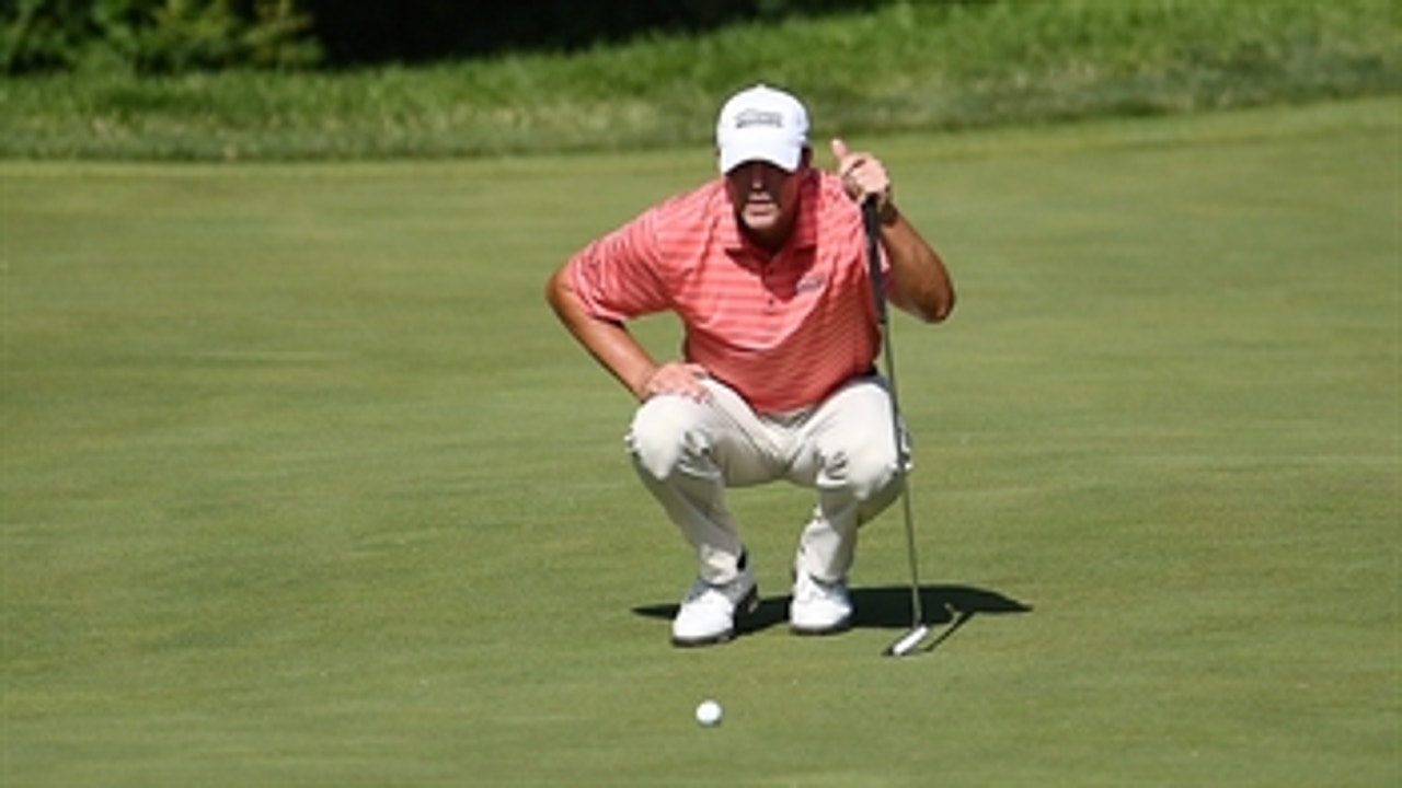 Steve Stricker continues to lead the field at the 2019 U.S. Senior Open