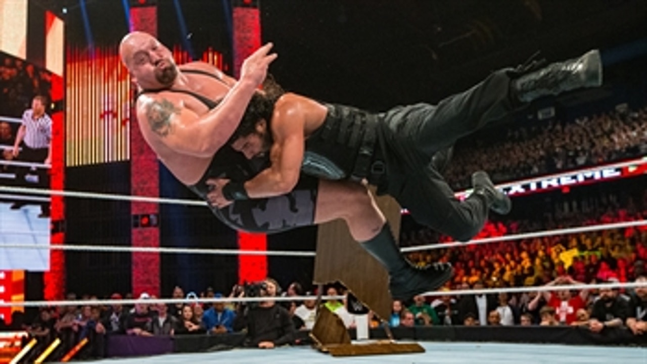 Roman Reigns vs. Big Show Last Man Standing Match WWE Extreme Rules 2015 Full Match