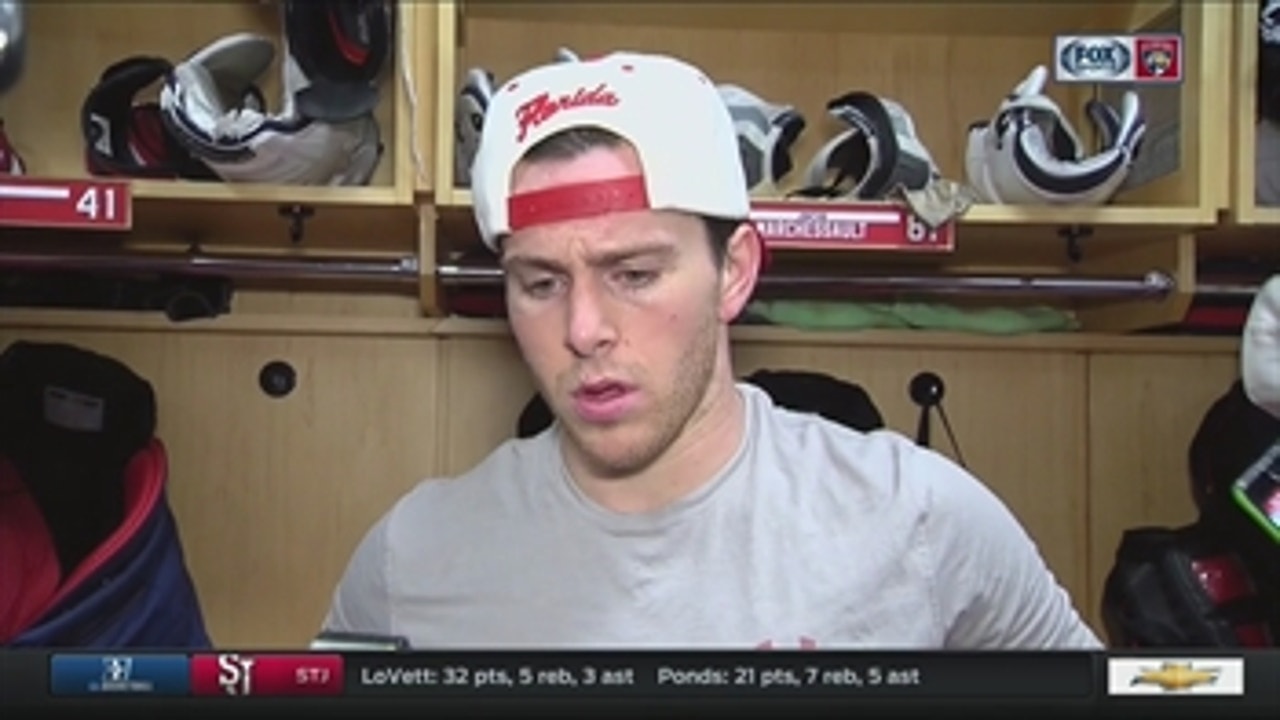 Jonathan Marchessault: We seemed to stop working