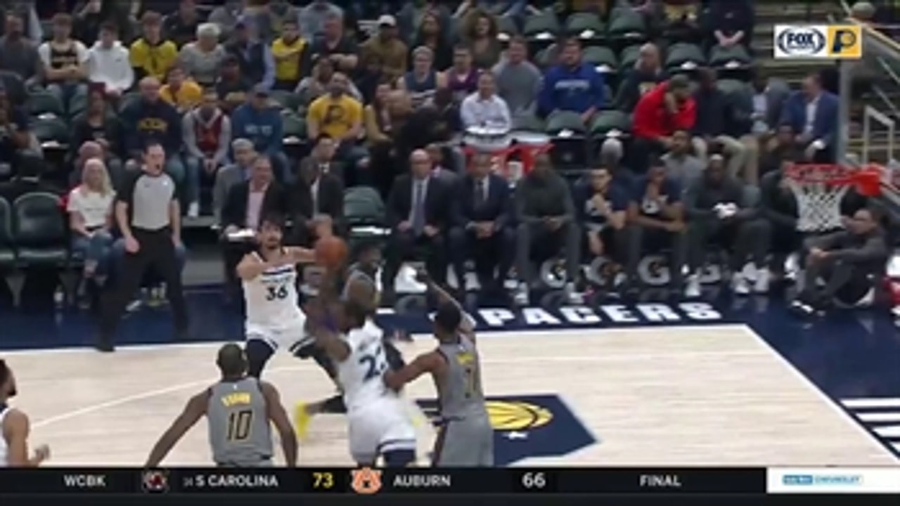 WATCH: Pacers cool down Towns to get win over T-Wolves