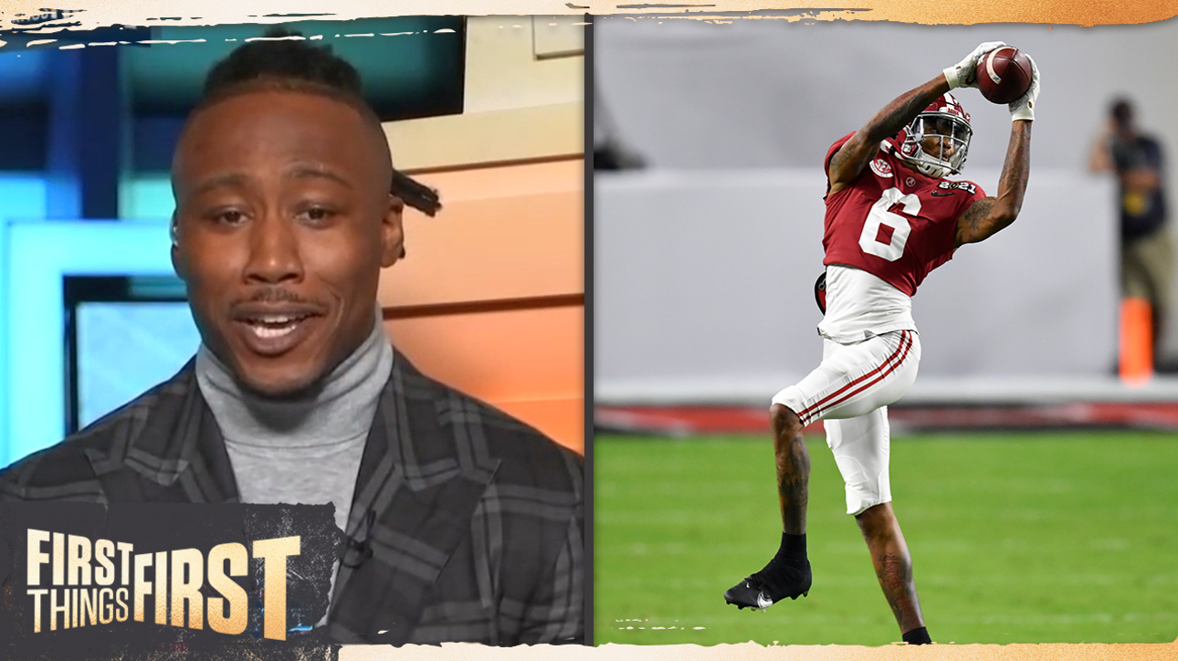 DeVonta Smith talks Super Bowl & winning Heisman; 'No one can cover me' ' FIRST THINGS FIRST