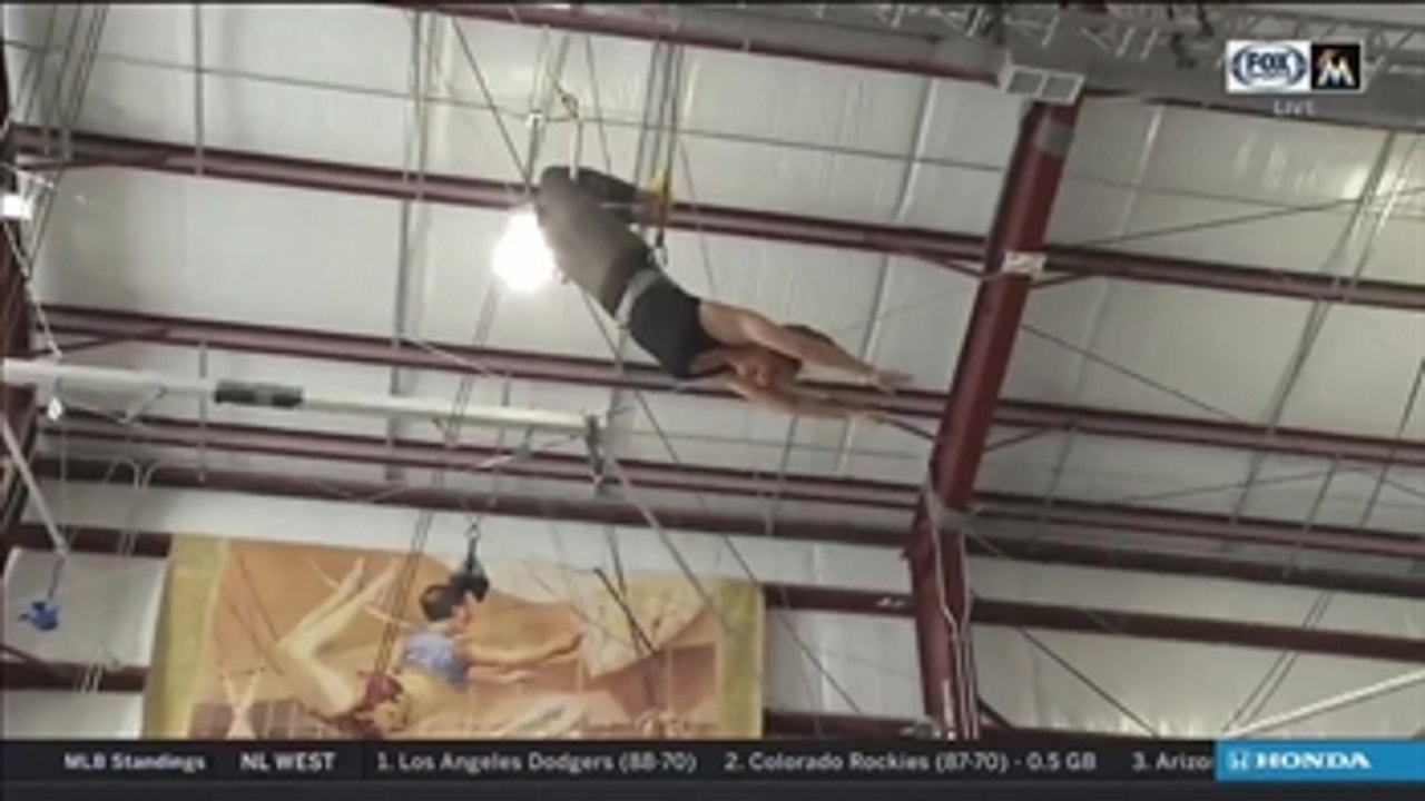 Marlins reporter Jessica Blaylock takes to the skies