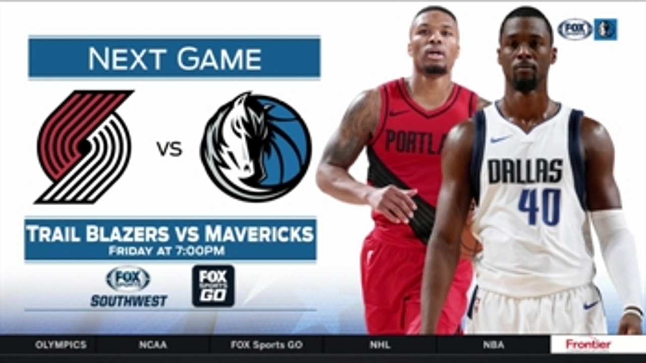 Portland Trail Blazers vs. Dallas Mavericks preview ' Mavs Live