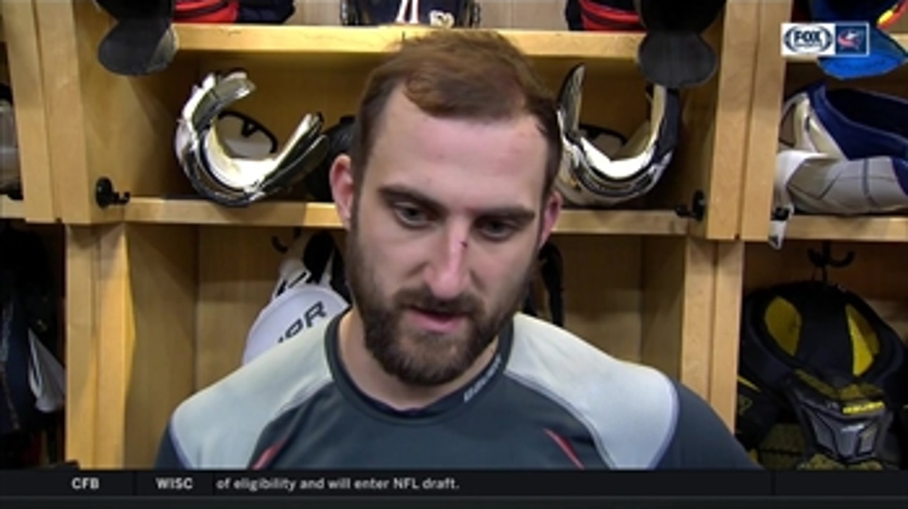 Foligno on fight: Tried to generate some sort of emotion