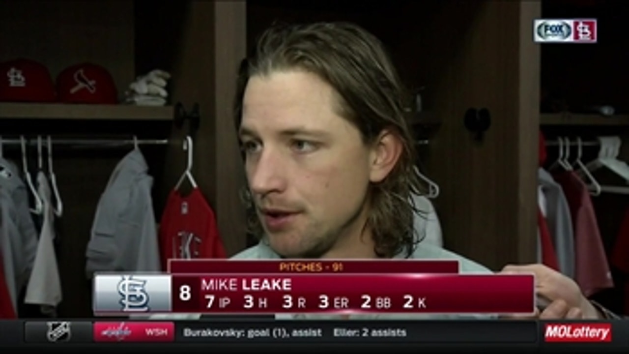 Mike Leake impressed with Cardinals' offensive surge