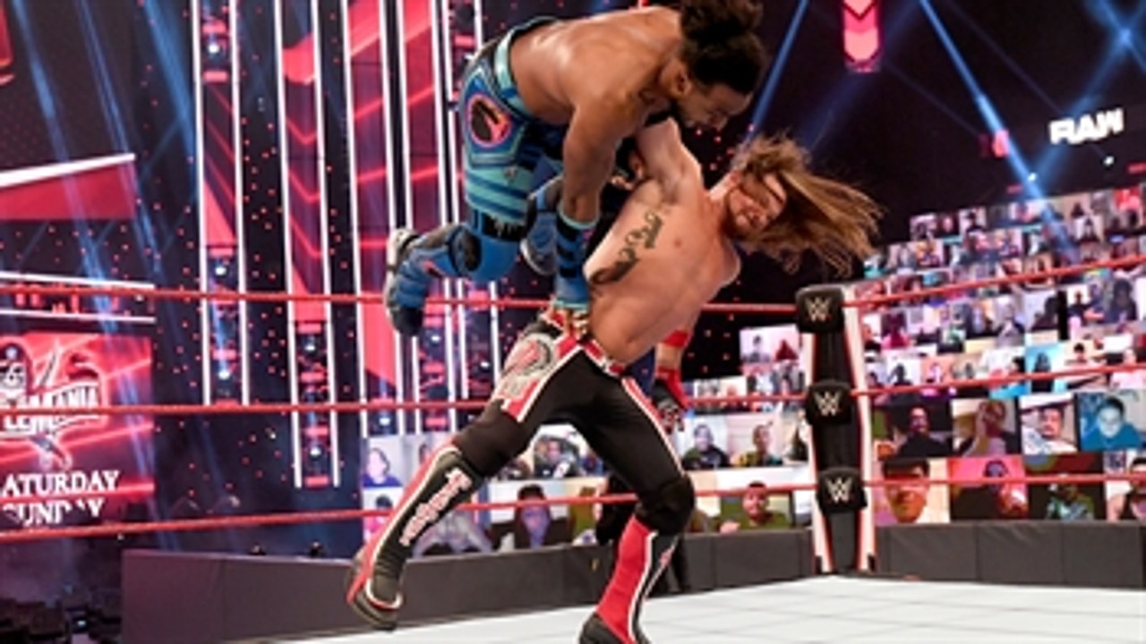Xavier Woods vs. AJ Styles: Raw, Apr. 5, 2021