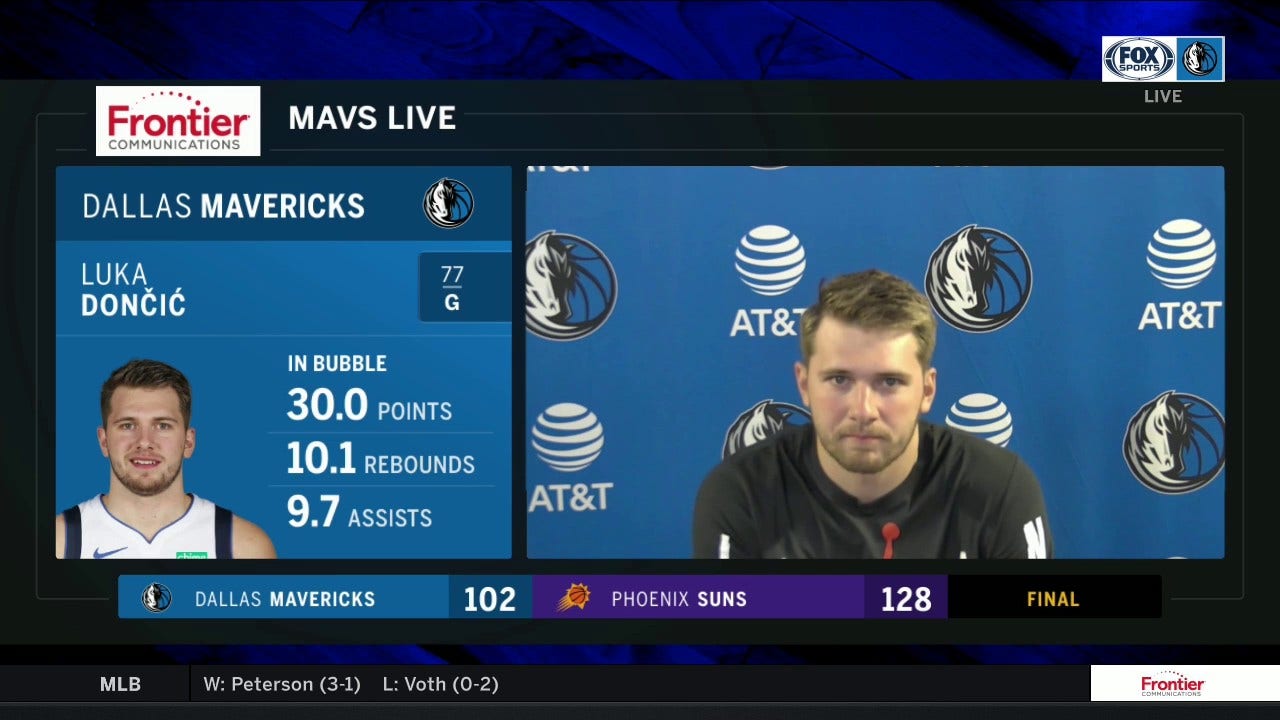 Luka Doncic on finishing the Seeding Games, Getting Ready for the LA Clippers