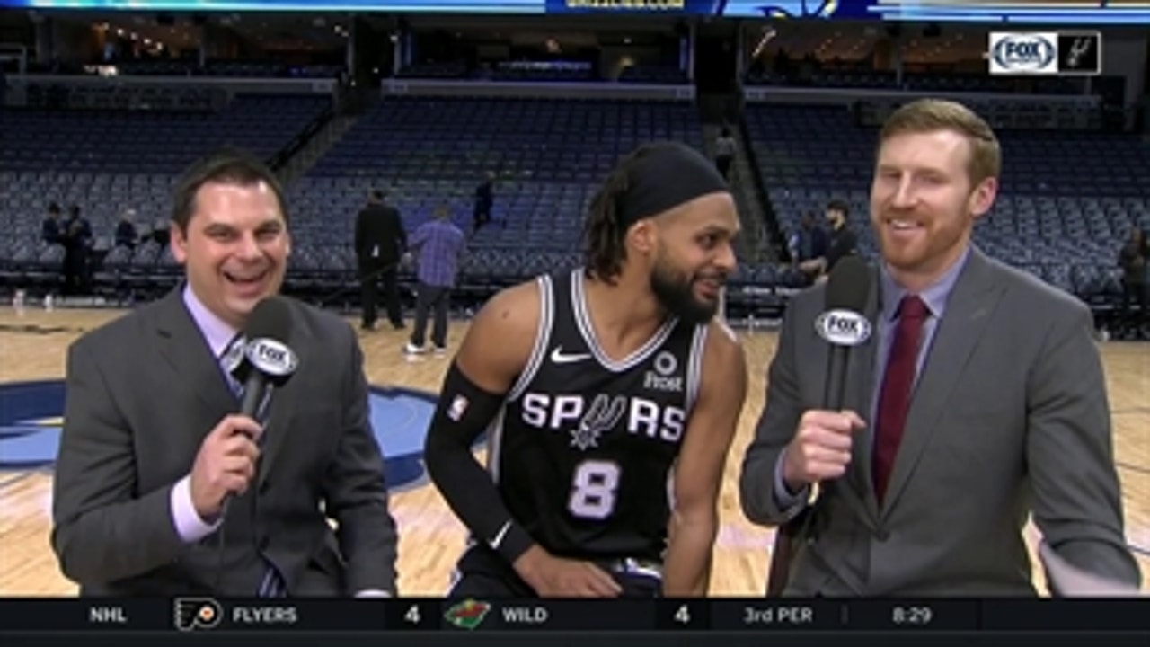 Patty Mills on huge night from downtown in win over Grizzlies