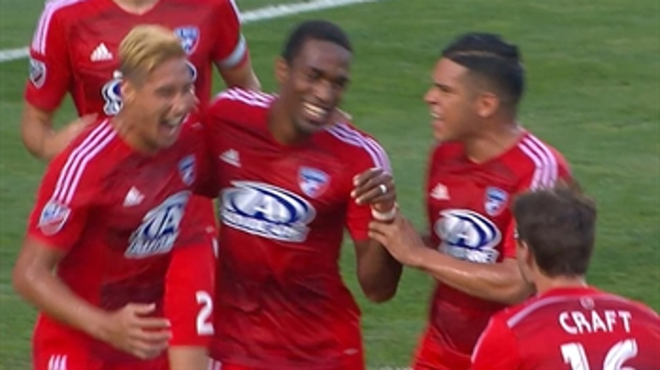 Harris scores a header from close range for FC Dallas - 2015 MLS Highlights
