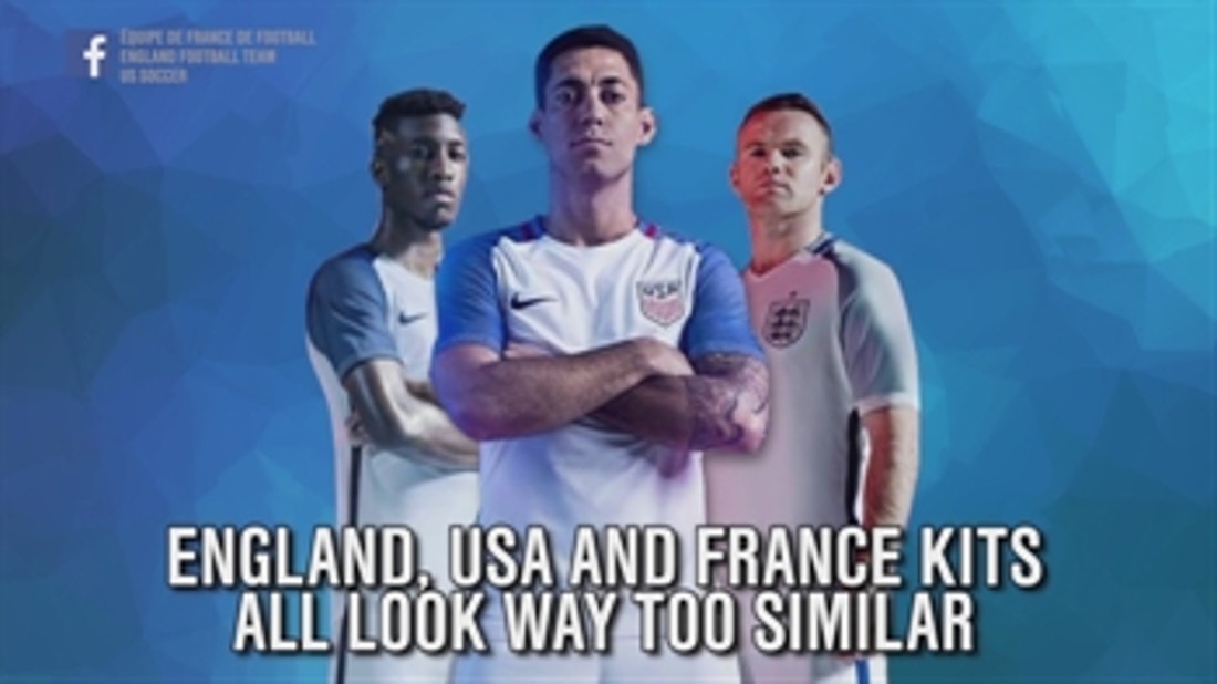 USA, France and England kits all look pretty much the same