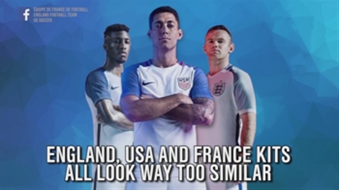 USA, France and England kits all look pretty much the same