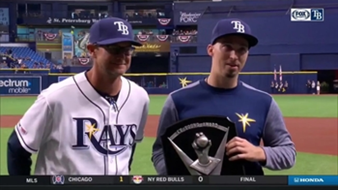 MUST-SEE: Rays ace Blake Snell receives 2018 AL Cy Young Award!