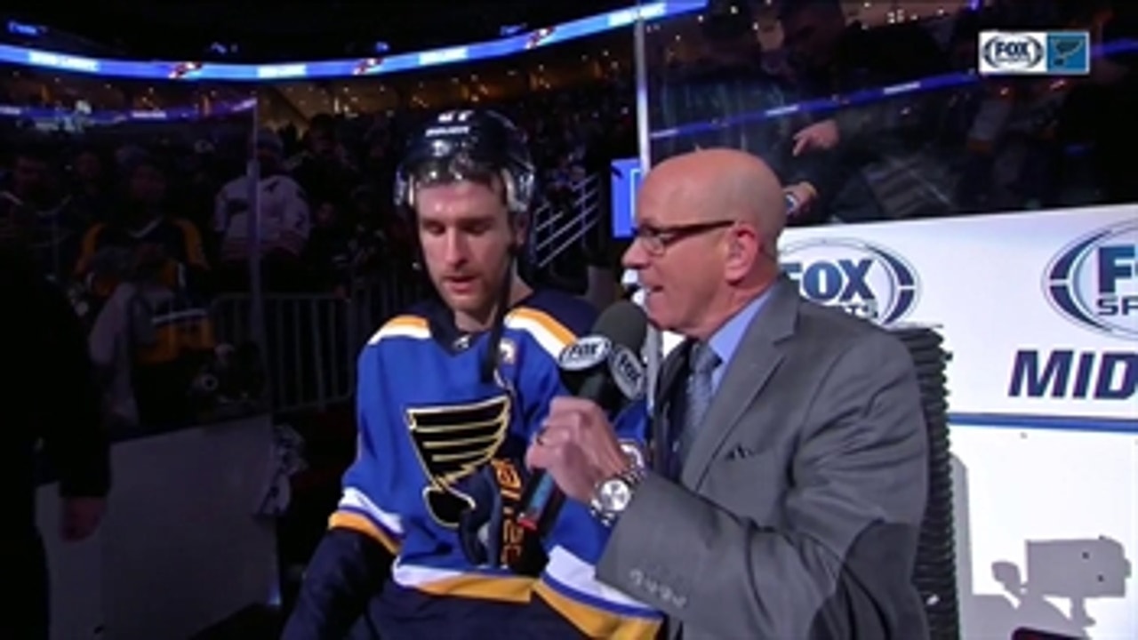 Pietrangelo: 'The boys are having fun, and we got the win on home ice'