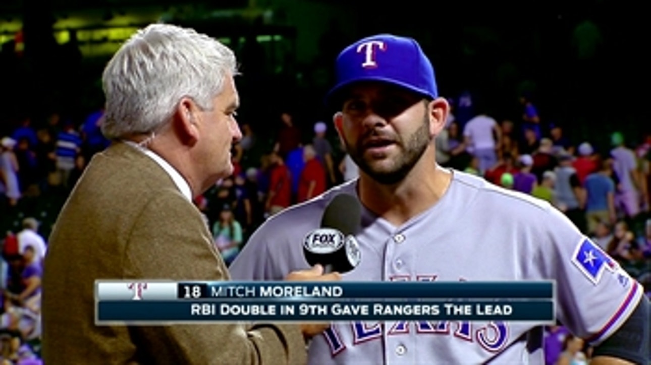 Mitch Moreland in the clutch helps Rangers defeat Rockies