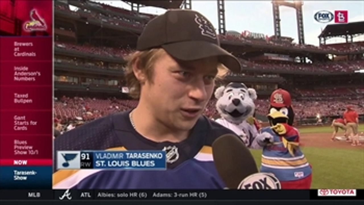 Vladimir Tarasenko says he's a big fan of Yadier Molina