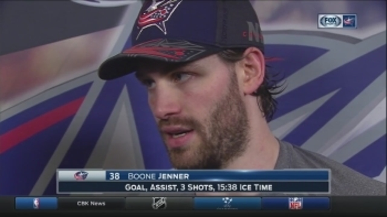 Boone Jenner on the big difference in Blue Jackets' win