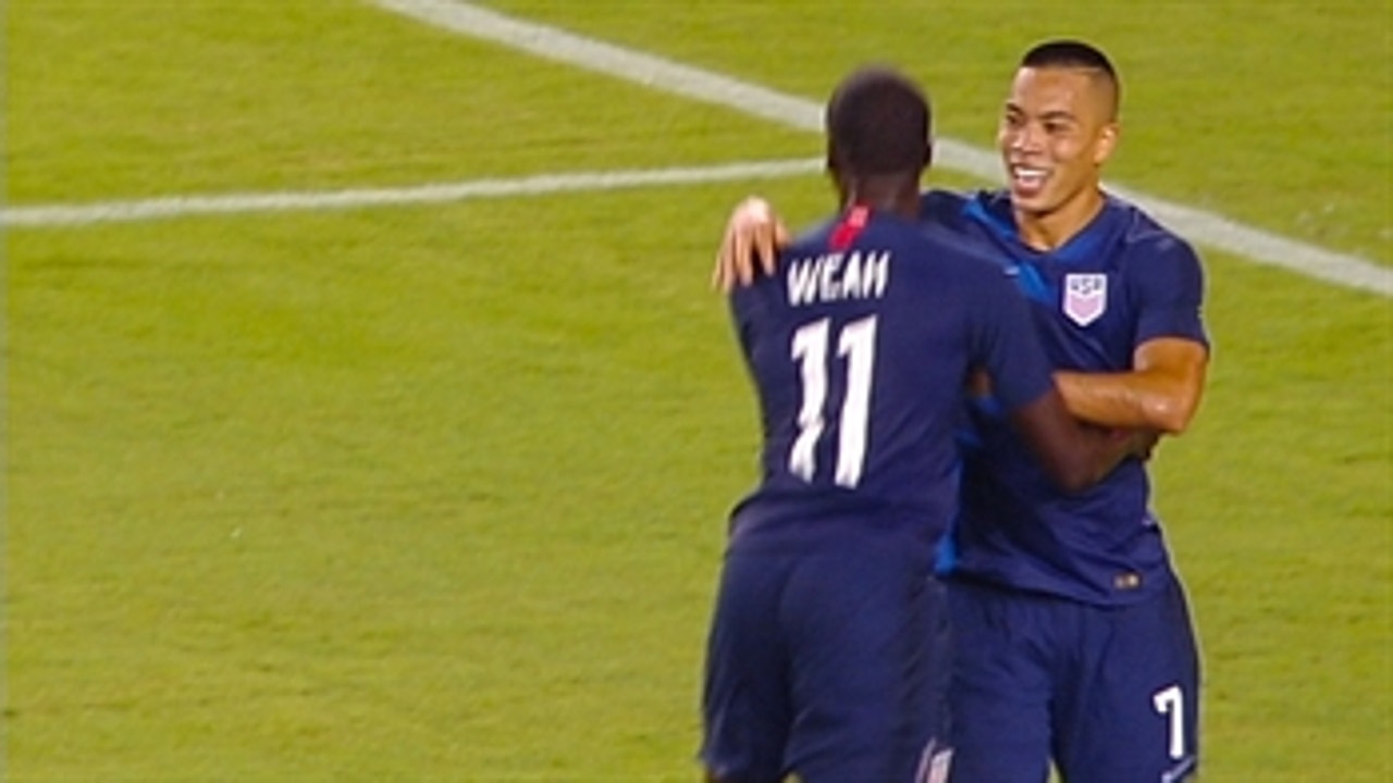 Bobby Wood scores on the counterattack vs. Colombia ' 2018 International Friendly Highlights
