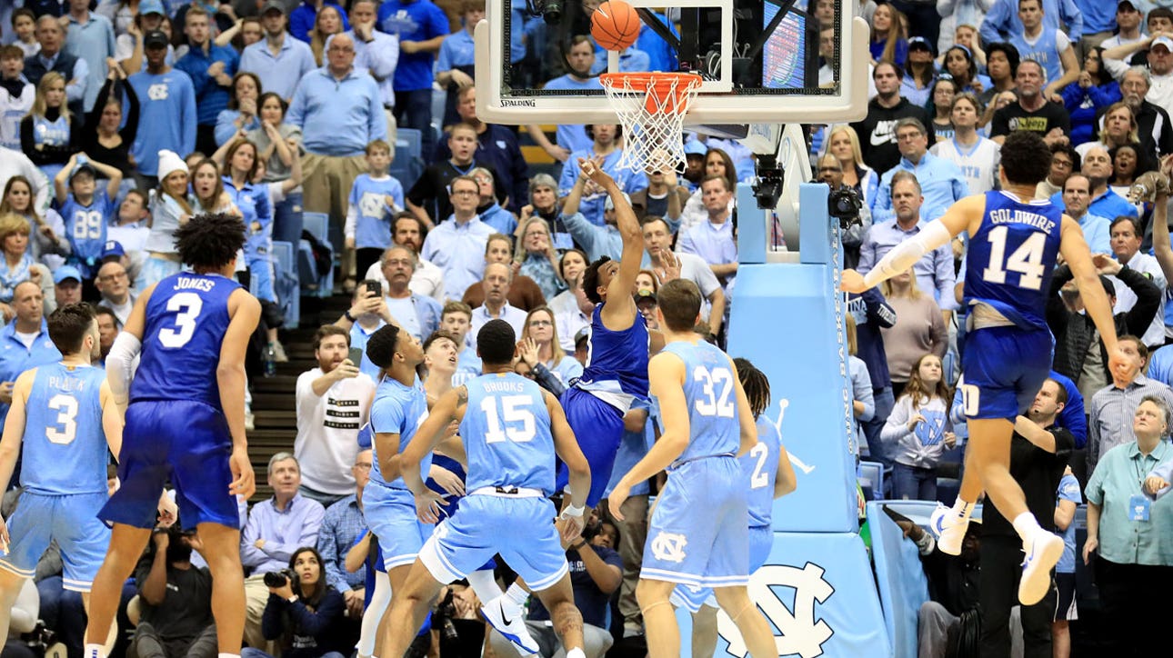 Wendell Moore lifts No. 7 Duke past UNC at the buzzer in overtime, 98-96