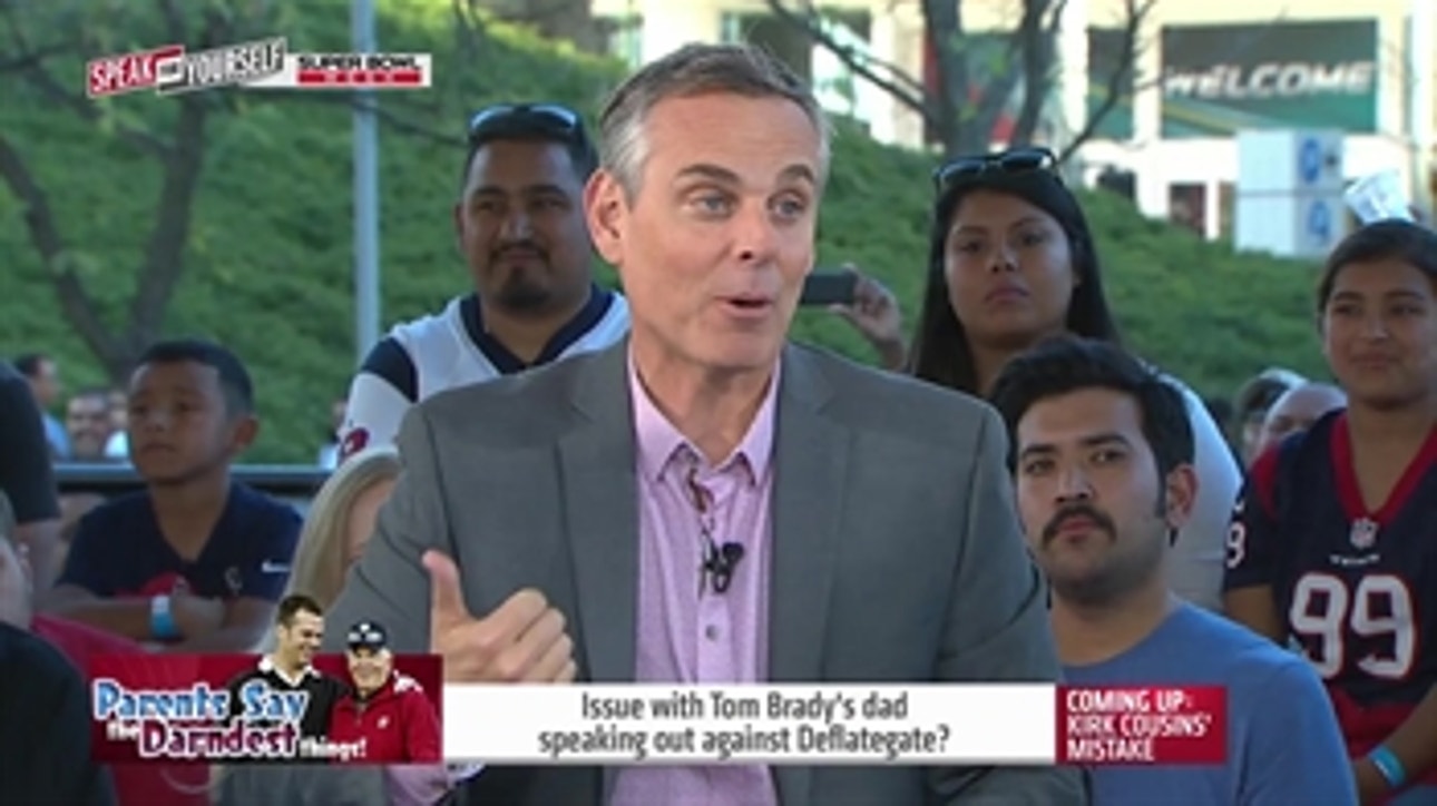 Tom Brady's dad out of line for his Deflategate comments? | SPEAK FOR YOURSELF