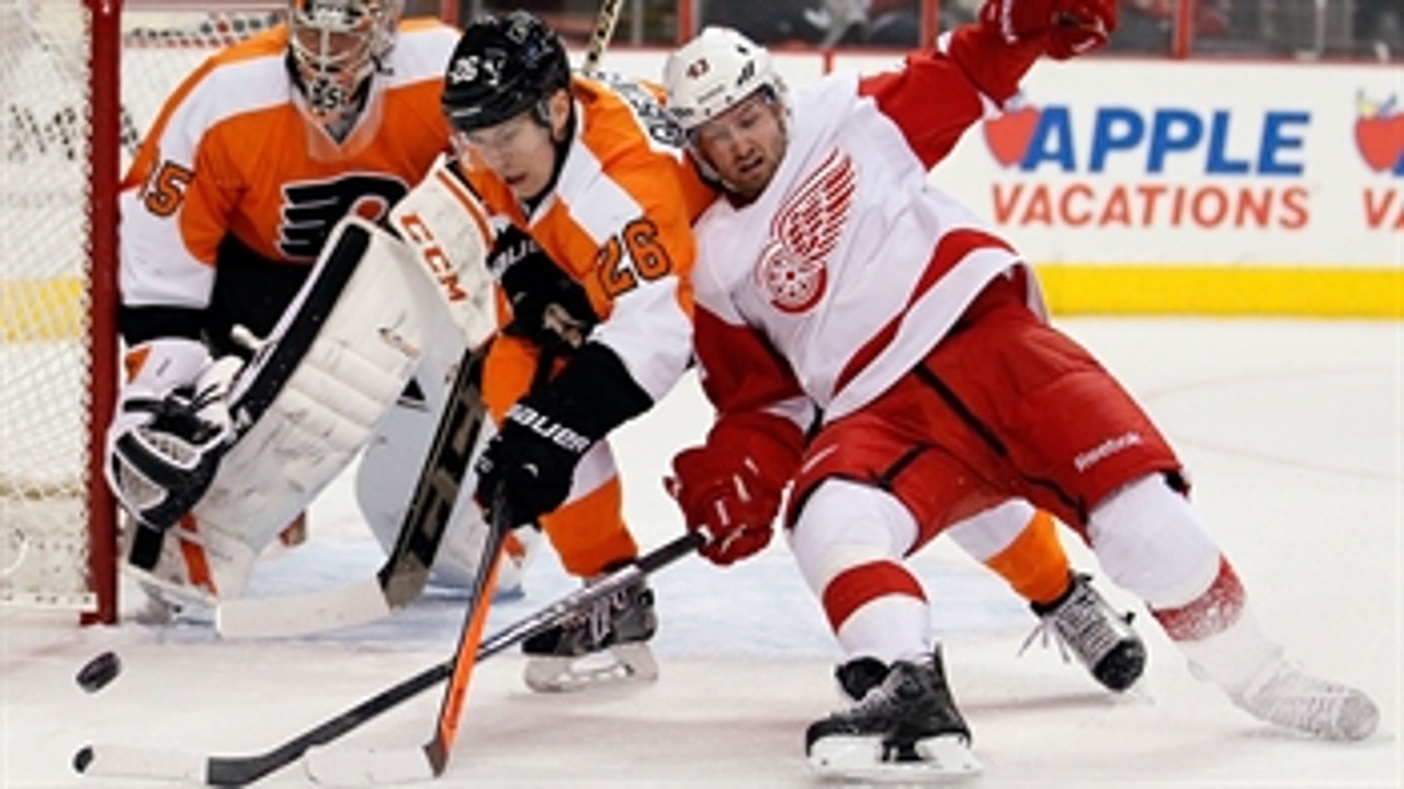 Red Wings shut out by Flyers