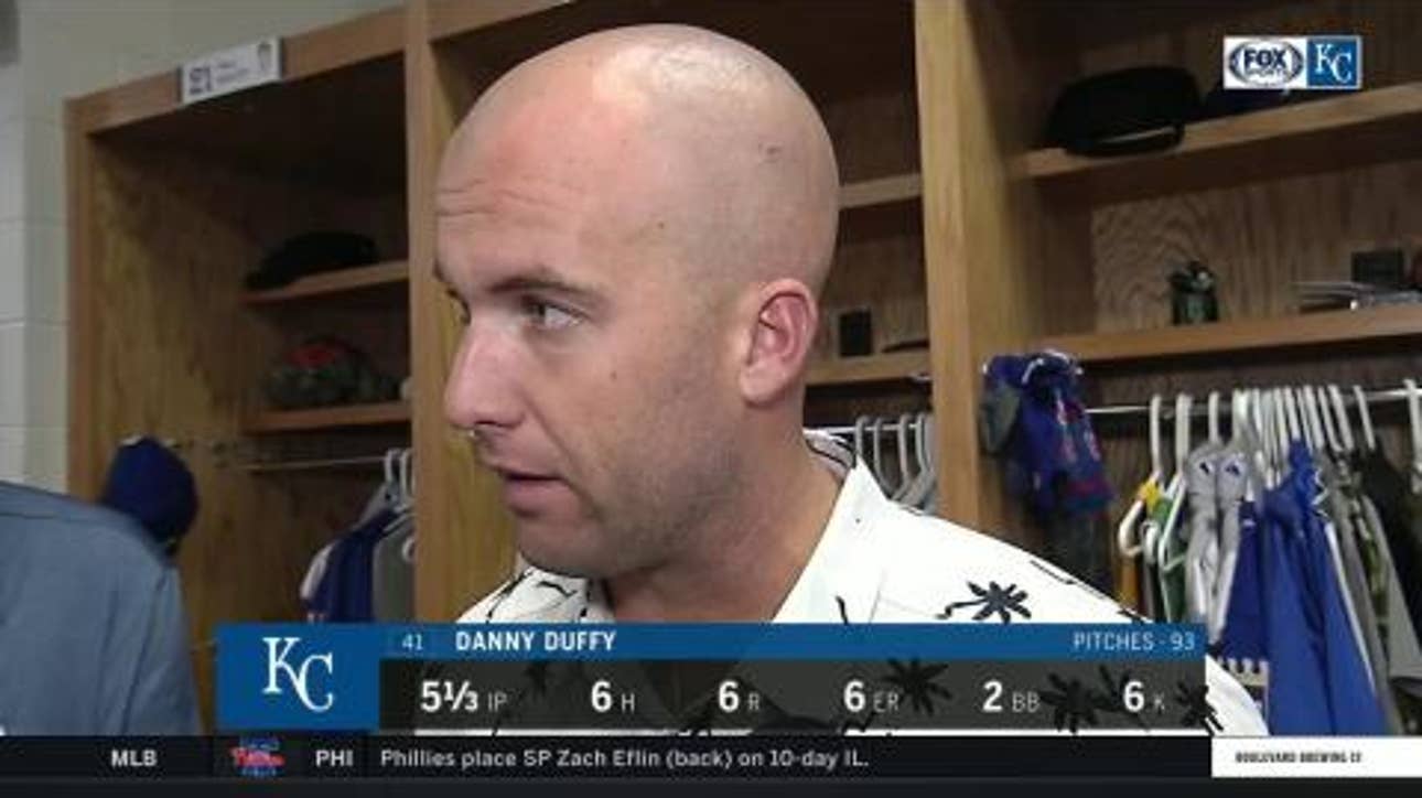 Duffy on sixth inning: 'Hopefully there will be a lot less innings like that in my near future'
