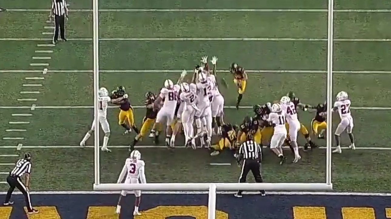 Stanford blocks California's game-tying PAT with under a minute to seal victory