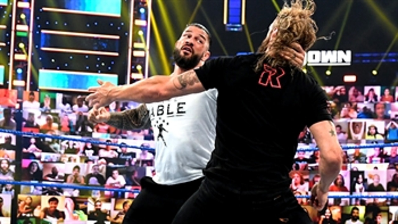 Roman Reigns and Edge prepare their troops to open tonight’s SmackDown: WWE Now, July 16, 2021