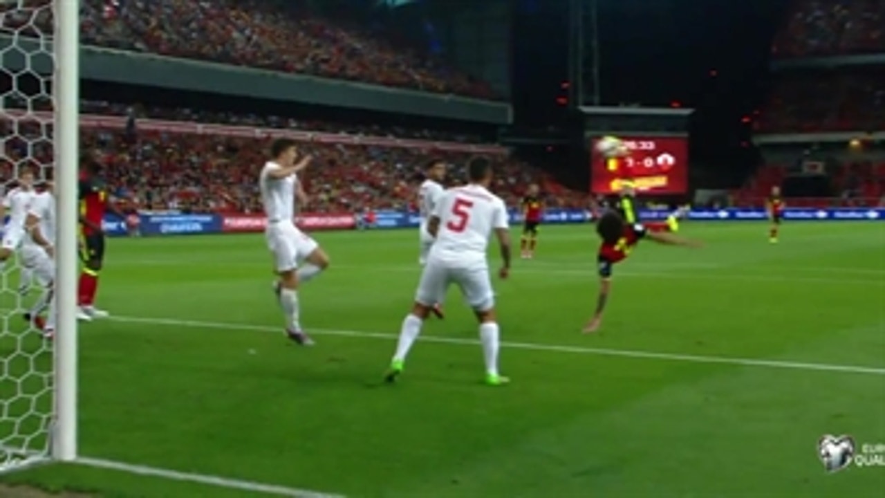 Witsel scores with great overhead kick vs. Gibraltar ' 2017 UEFA World Cup Qualifying Highlights