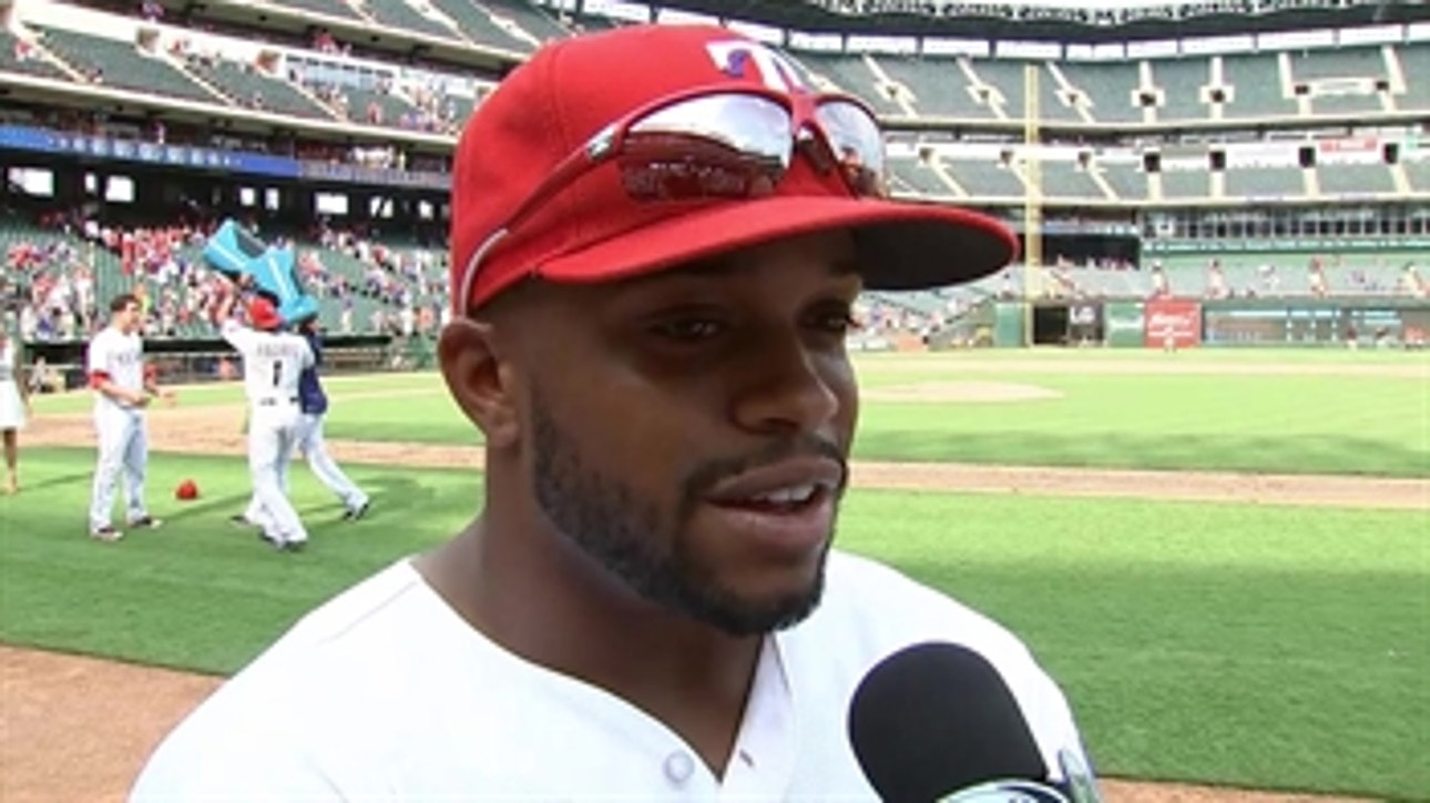 DeShields shines in series vs. O's thanks to advice from dad