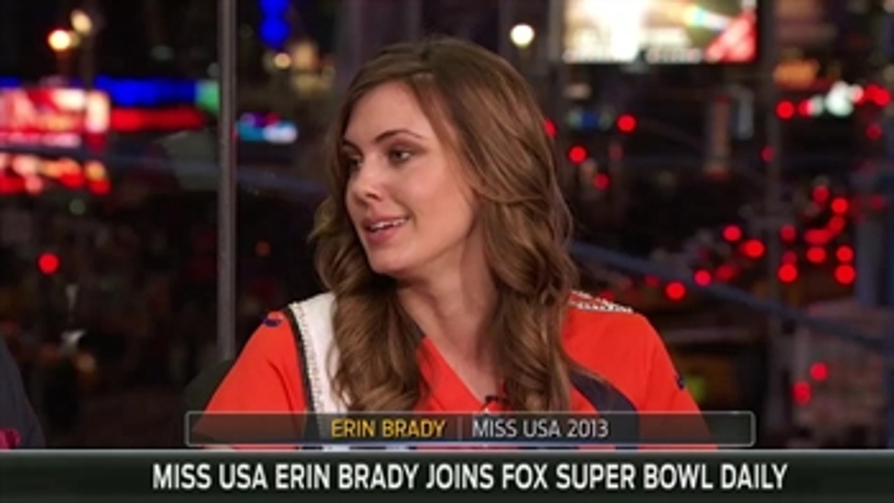 Miss USA joins FOX Super Bowl Daily