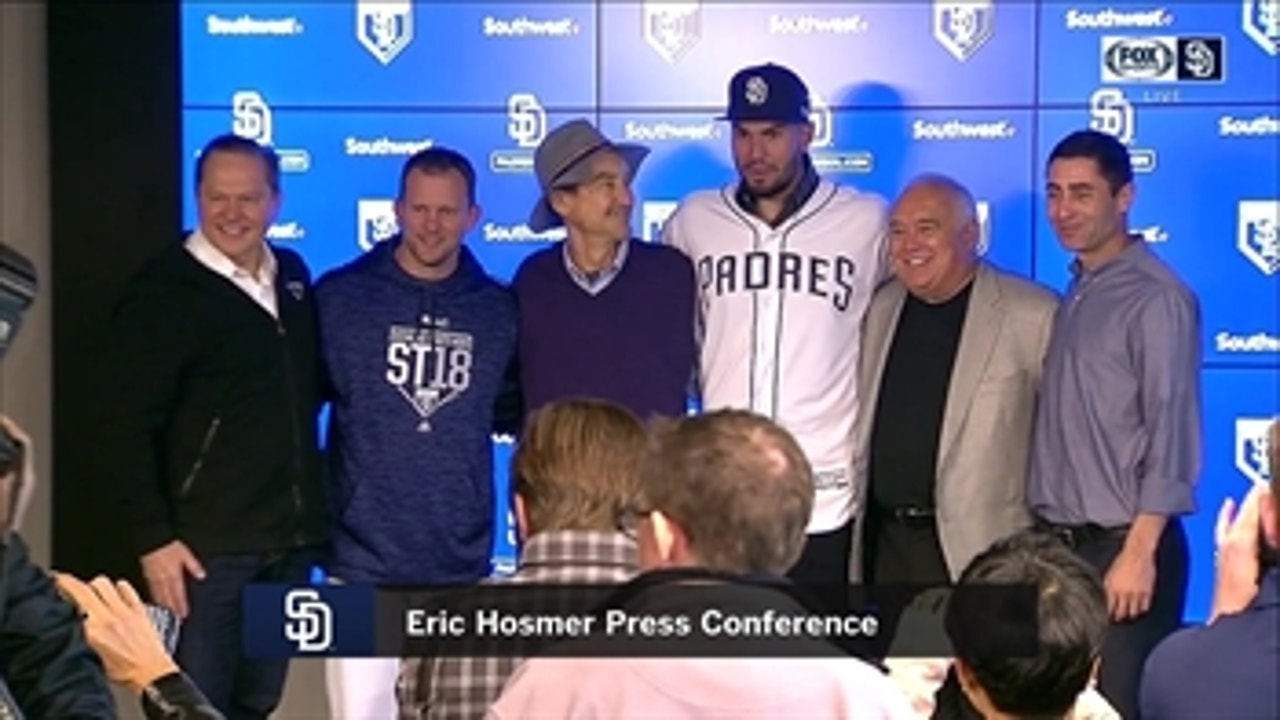Padres will look for Hosmer's leadership qualities to guide young roster