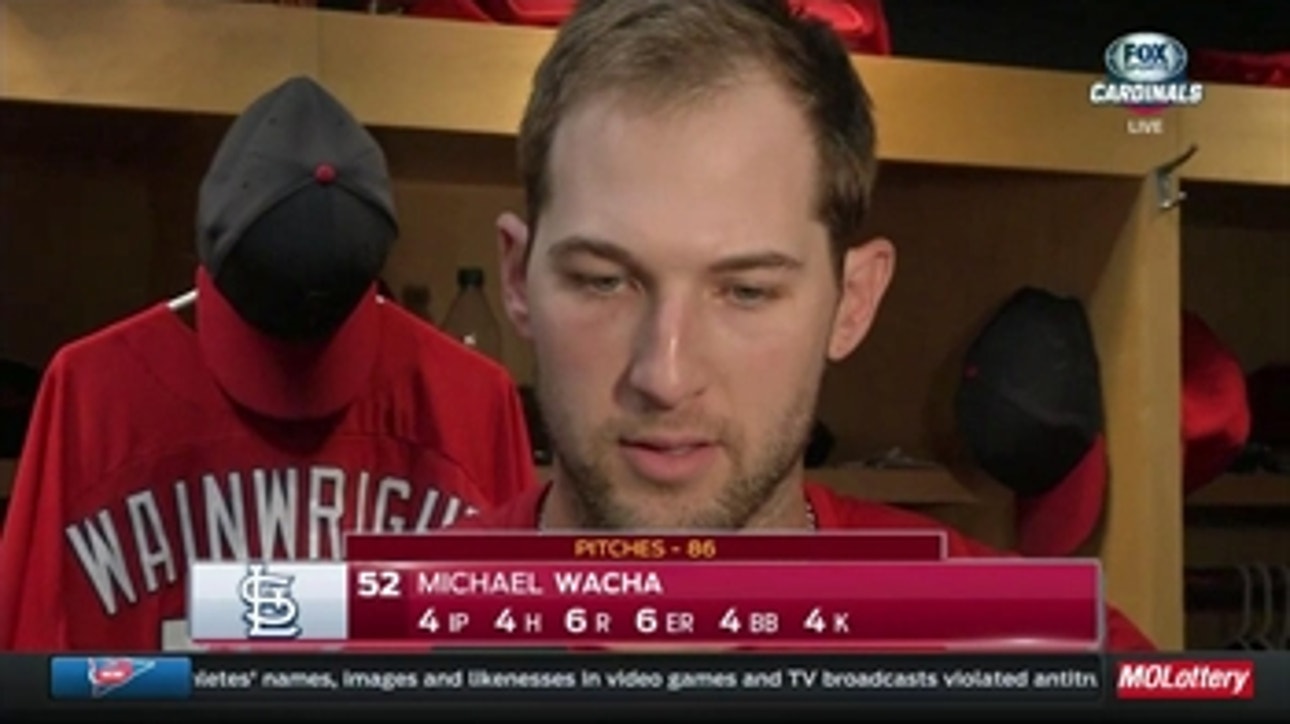 Wacha after Game 1 loss: 'It's not what the team needed'