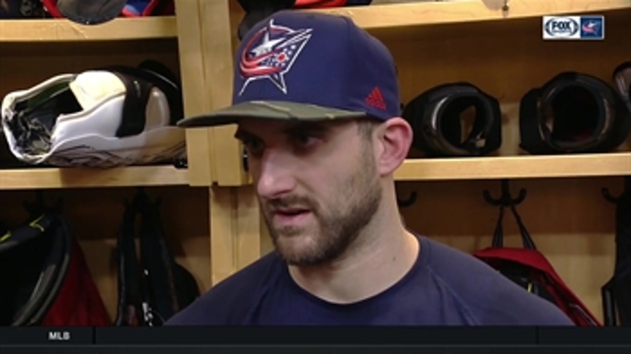 Nick Foligno thinks Blue Jackets' compete level was there despite loss