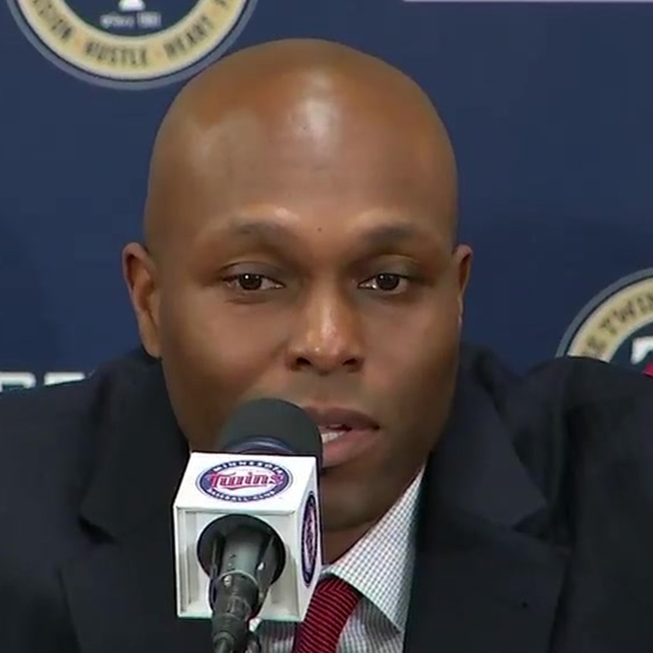 Torii Hunter thanks his wife at