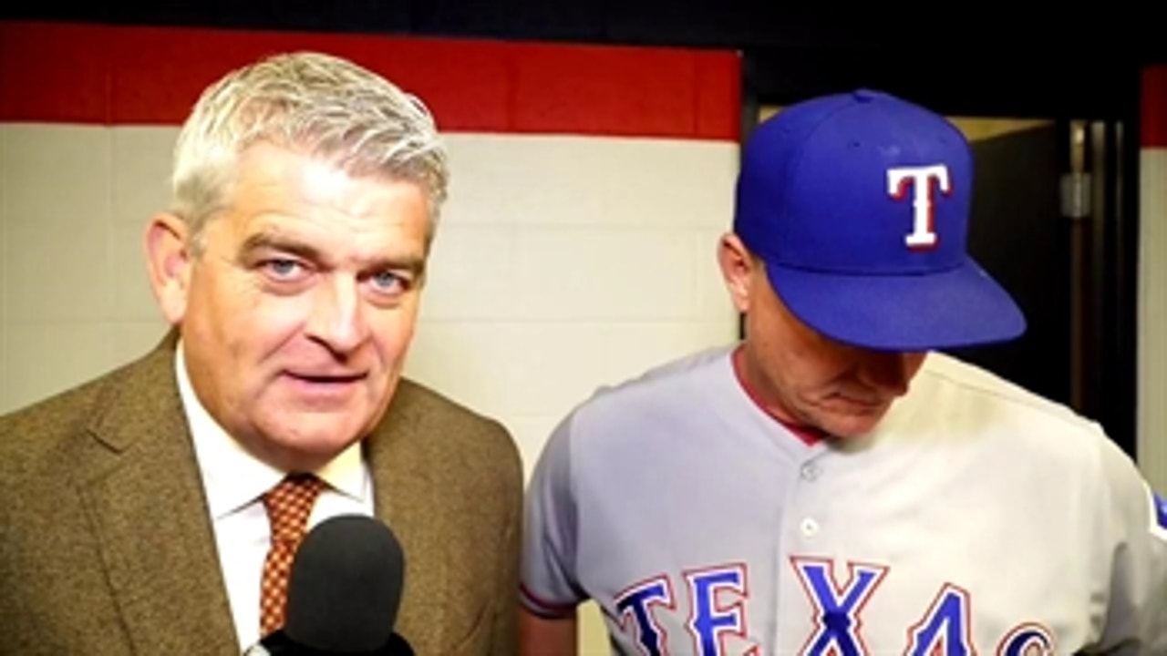 Jeff Banister on the Rangers taking the lead in 12th to beat Indians