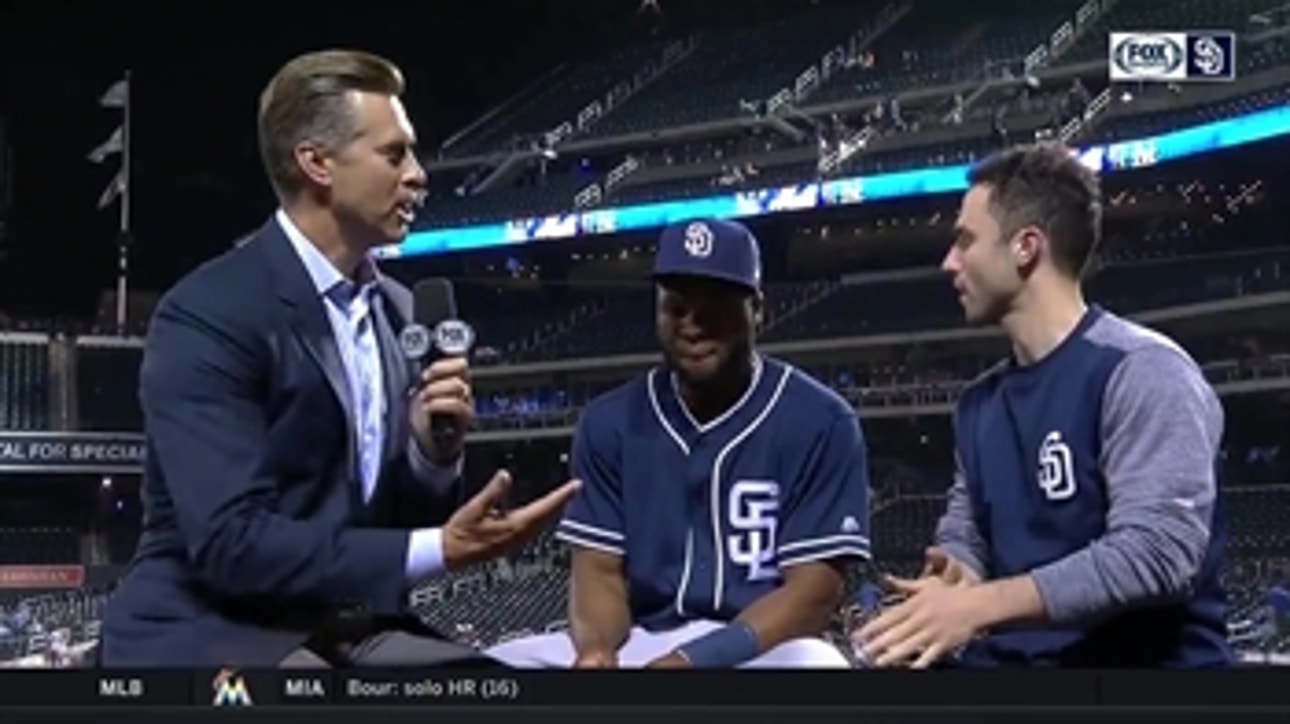 Manuel Margot talks about beating deGrom, his wrist