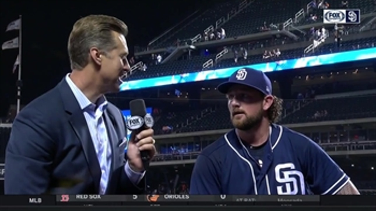 Kirby Yates talks about closing the game after the Padres' 3-2 win