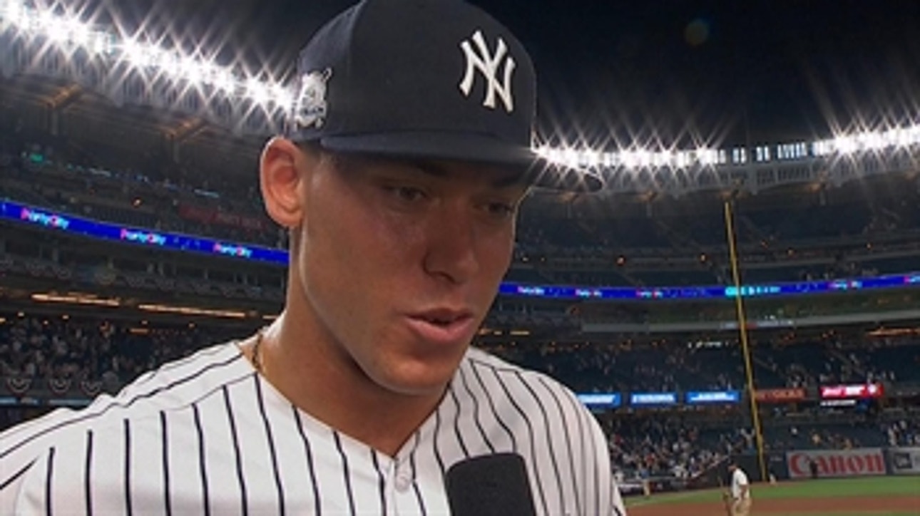 Aaron Judge on elimination games: 'This is what it's all about'