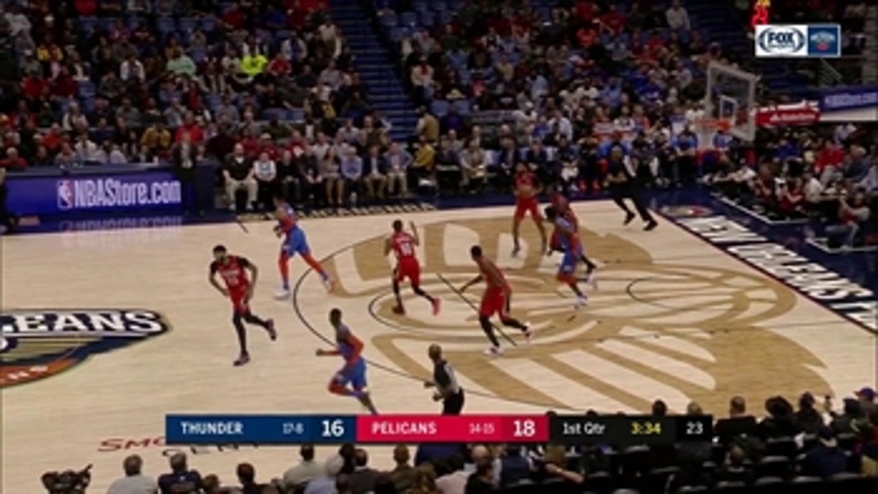 HIGHLIGHTS: Jrue Holiday lobs it up for the Anthony Davis finish