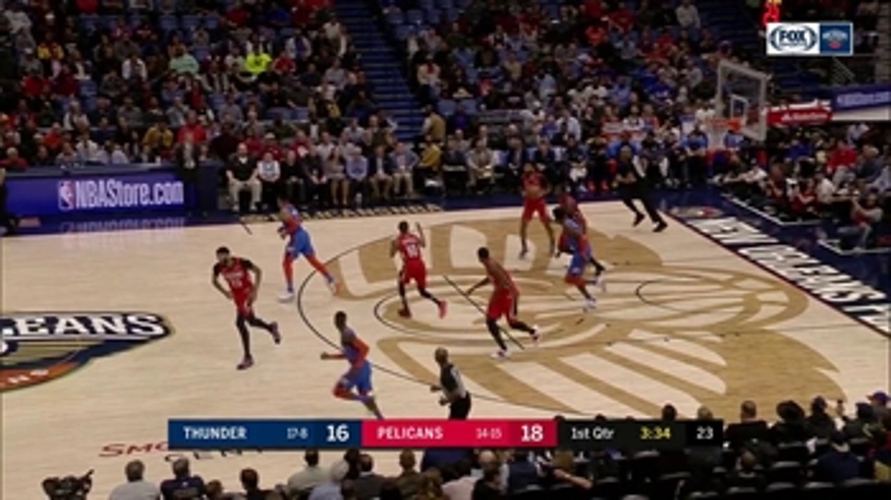 HIGHLIGHTS: Jrue Holiday lobs it up for the Anthony Davis finish