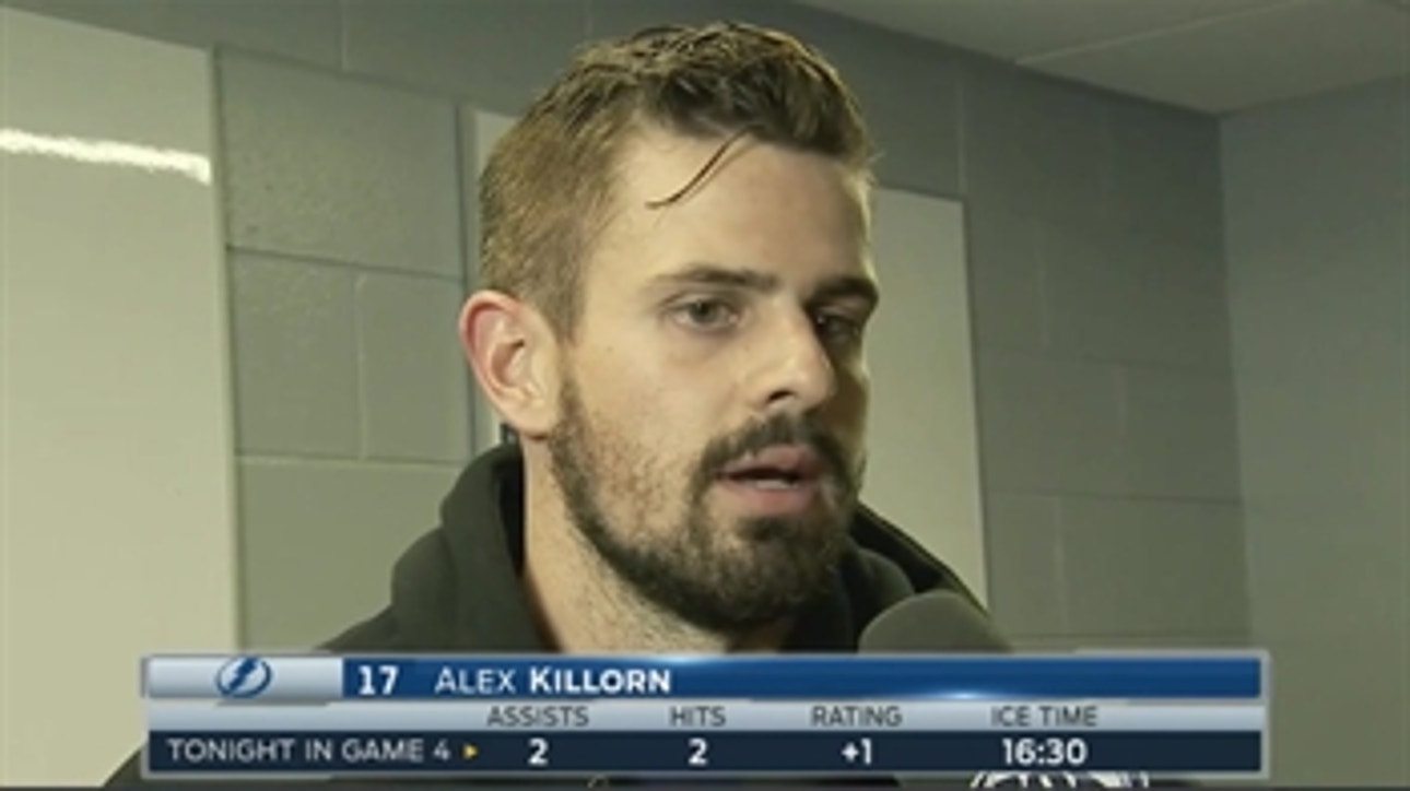 Alex Killorn says Game 4 was crucial for Lightning's confidence