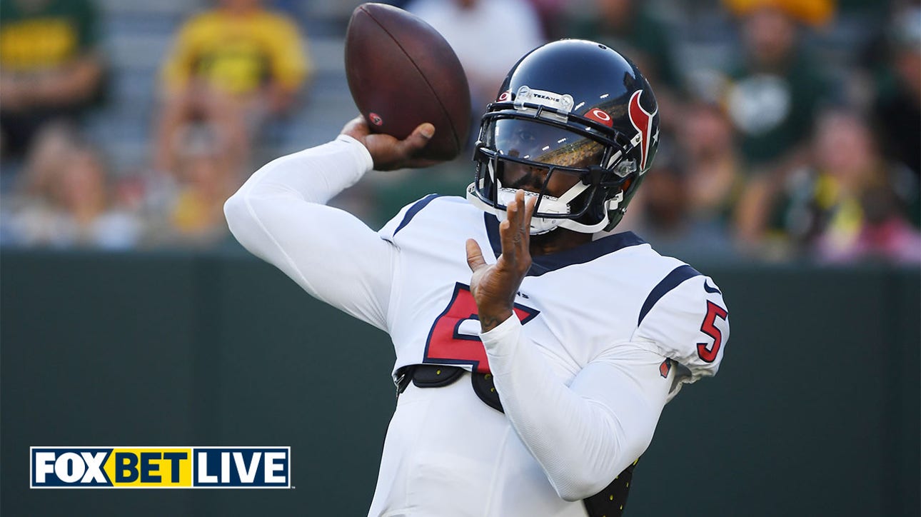 Colin Cowherd: If Tyrod Taylor plays, take the Texans over the Rams despite their success I FOX BET LIVE