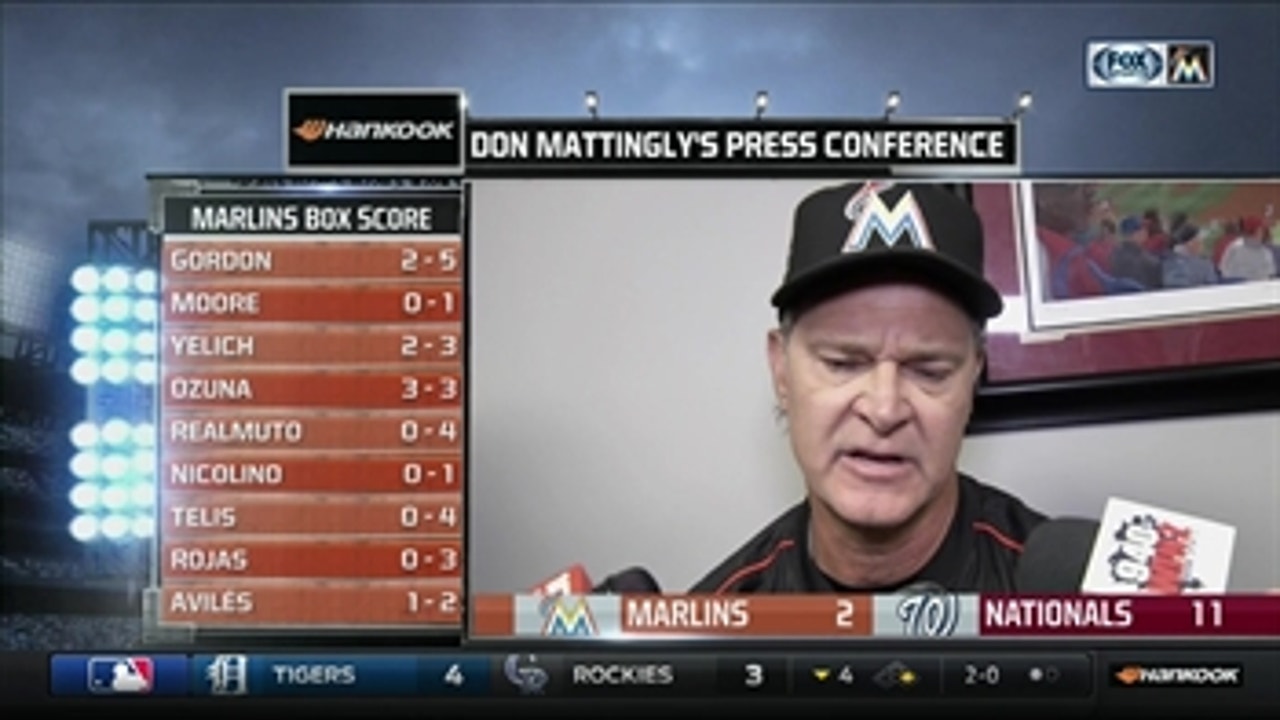 Don Mattingly says Marlins have to move on from big loss