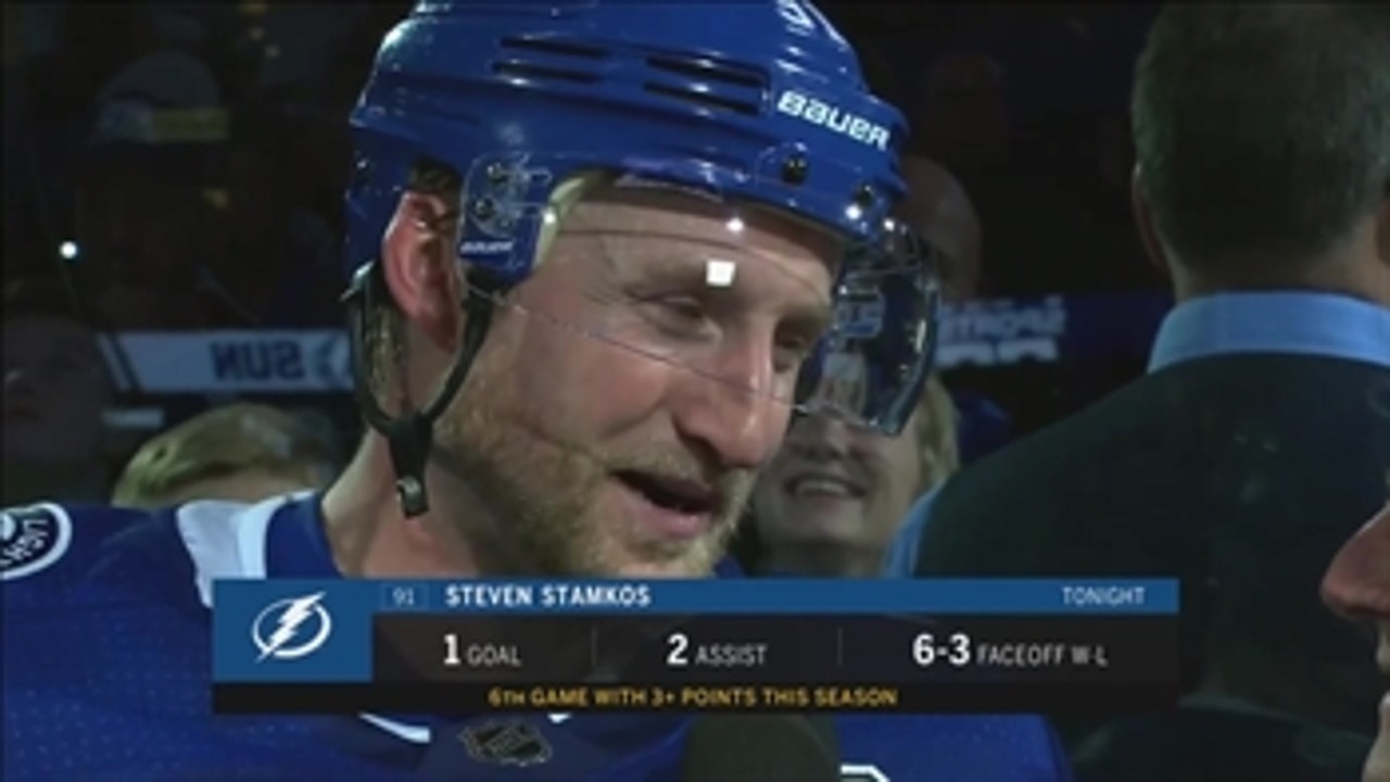 Steven Stamkos credits Peter Budaj for giving Bolts momentum