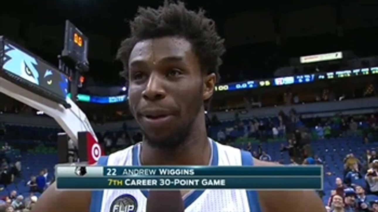 Andrew Wiggins after scoring 32 vs. Sixers: 'It feels great'