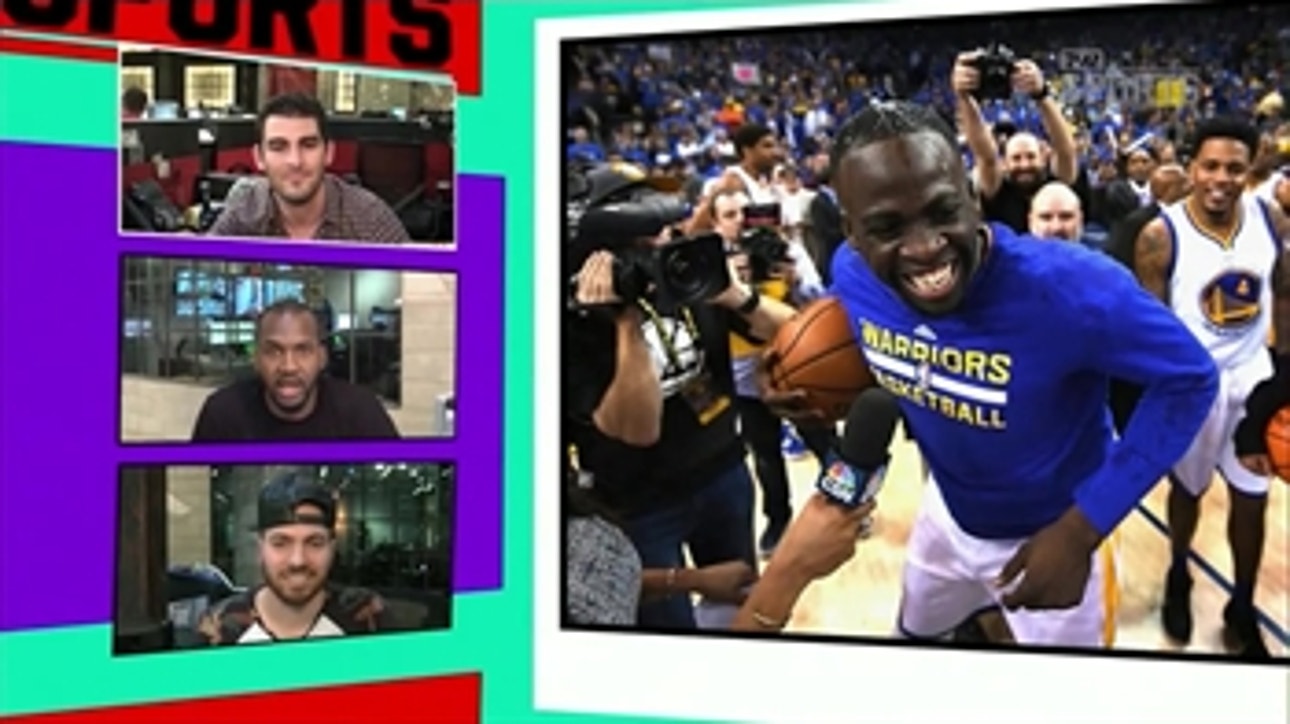 Draymond Green parties after Warriors 73rd win / Jim Harbaugh parties harder - 'TMZ Sports'